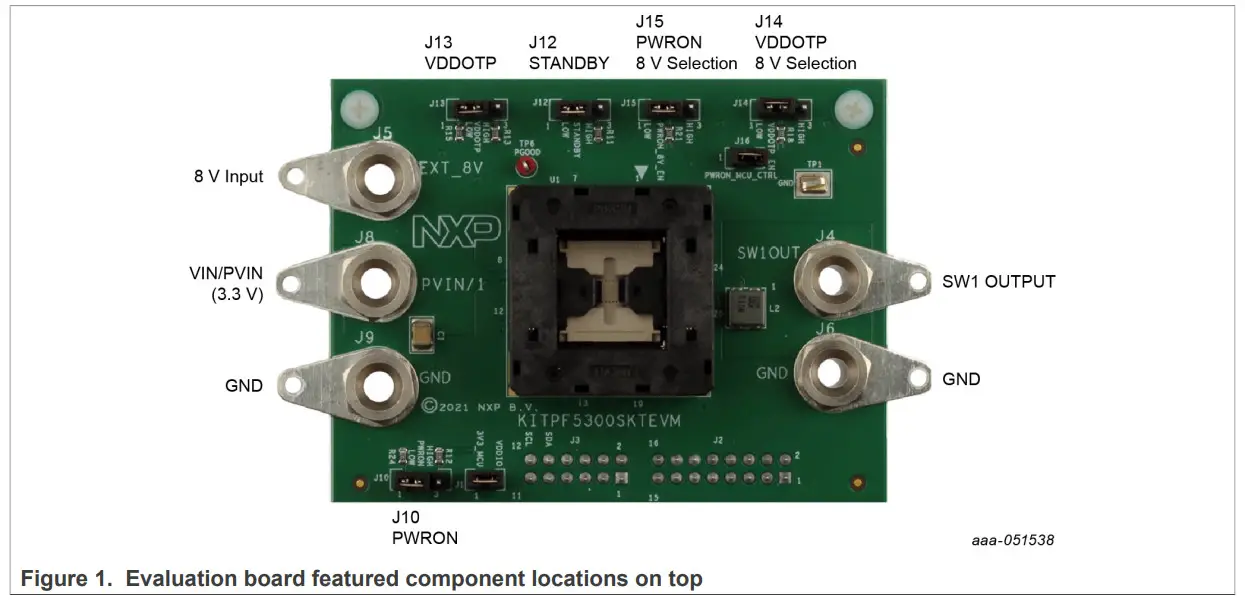 NXP KITPF5300SKTEVM Evaluation Board - figure 1
