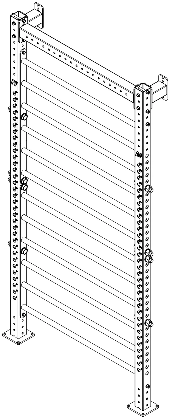 ALPHAFIT MKT1027 Gymnastics Walls - ANCHOR GYMNASTICS WALL