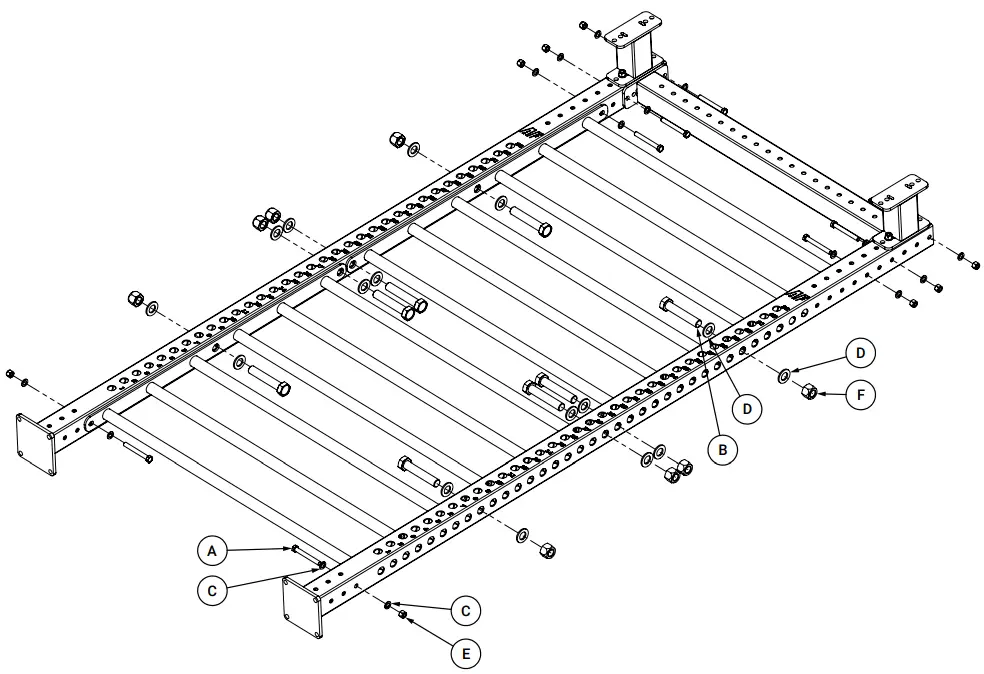 ALPHAFIT MKT1027 Gymnastics Walls - WALL ASSEMBLY 1