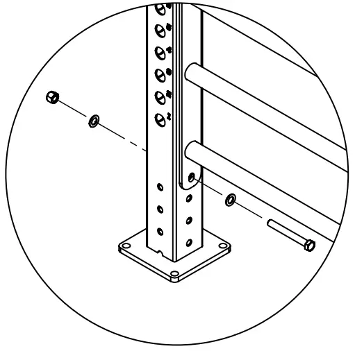 ALPHAFIT MKT1027 Gymnastics Walls - bottom stall