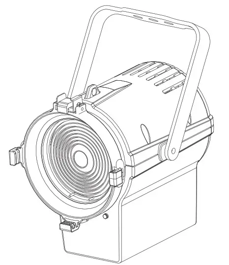 Sistemamt SS869SW 40W Battery Powered Fresnel LED - Cover