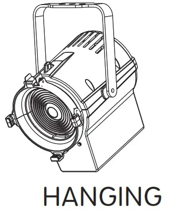 Sistemamt SS869SW 40W Battery Powered Fresnel LED - Installation 2