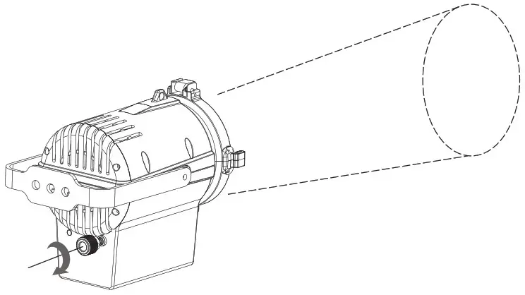 Sistemamt SS869SW 40W Battery Powered Fresnel LED - Operation 4