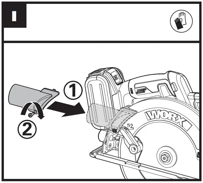 WORX WX520 20V Cordless Brushless Circular Saw - fig 5