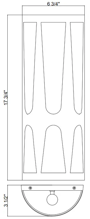 CRYSTORAMA ROY-802-BK Royston Two Light Wall Mount - Fig1