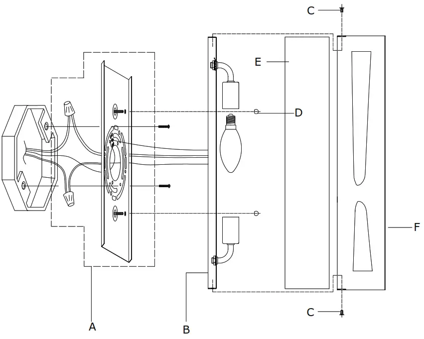CRYSTORAMA ROY-802-BK Royston Two Light Wall Mount - Fig2