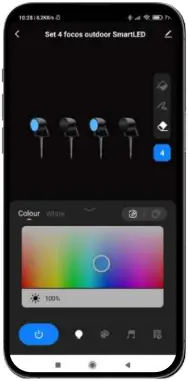 KSIX BXOUTL1 SmartLED Outdoor Spotlights - 10