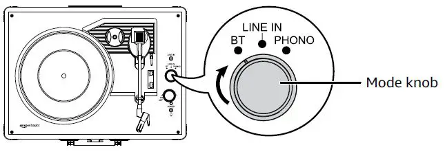 Amazon Basics TT601S Turntable Record Player with Built-In Speakers and Bluetooth-fig-1 (10)