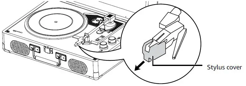 Amazon Basics TT601S Turntable Record Player with Built-In Speakers and Bluetooth-fig-1 (7)
