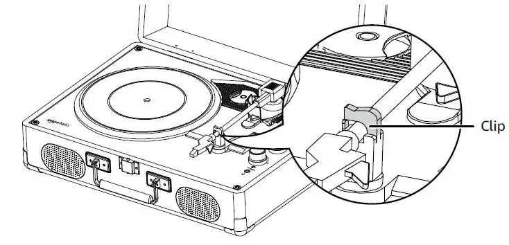 Amazon Basics TT601S Turntable Record Player with Built-In Speakers and Bluetooth-fig-1 (8)
