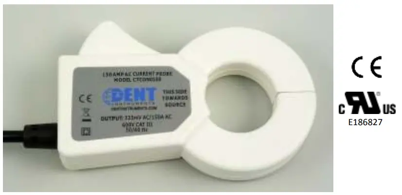 DENT INSTRUMENTS CT CON 0150EZ U 150A EZ Clamp Current Transformer