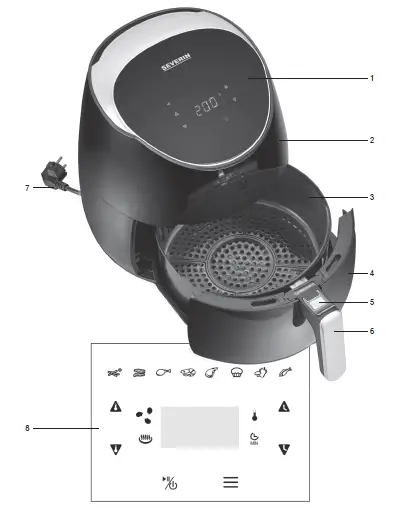 SEVERIN-FR-2445-Hot-Air-Fryer-1