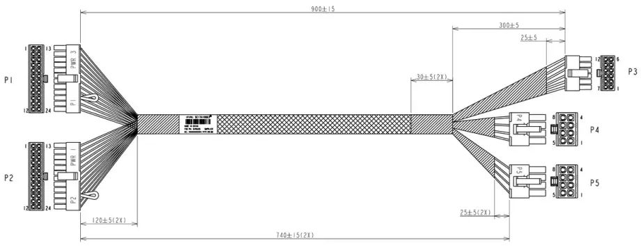 Auxiliary power cables