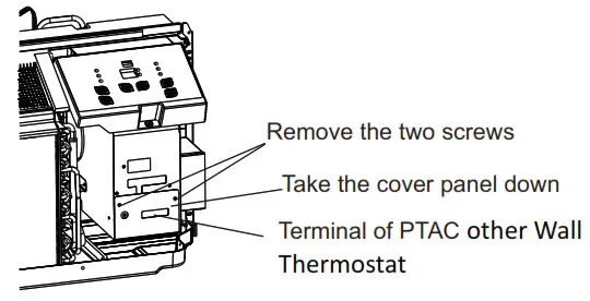 ACiQ PTAC Series Packaged Terminal Air Conditioner - WALL THERMOSTAT TERMINAL 4