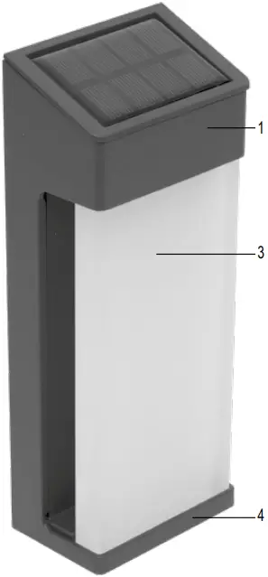 Somogyi MX 6552 Solar Wall Light A3