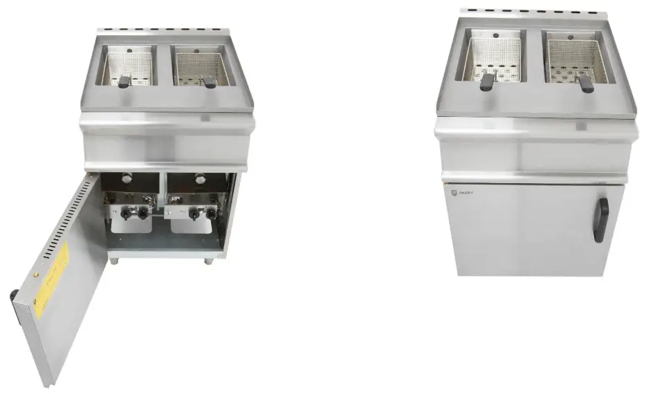 PARRY GDFP Double Pedestal Gas Fryer - GDF