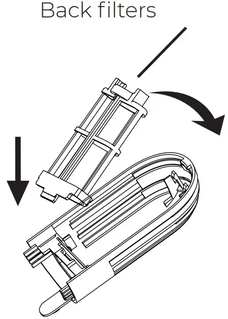 Back filters cleaning