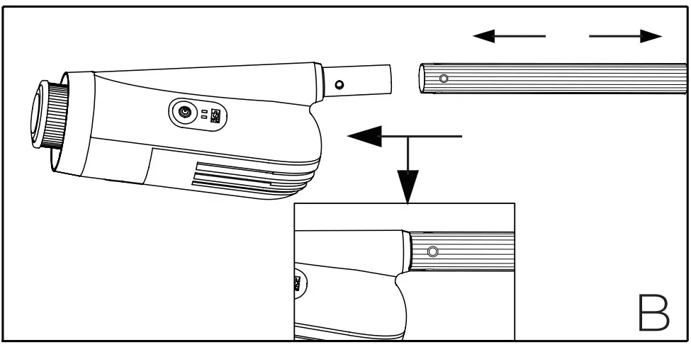 Assembly of telescopic