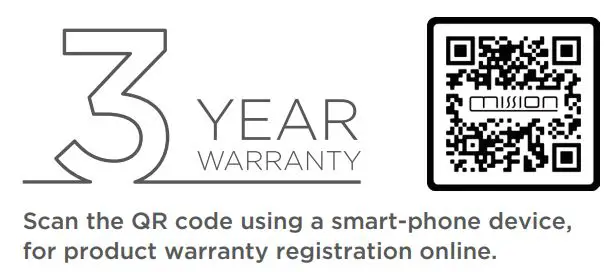 mission 778X Integrated Amplifier User Manual - Online Registration