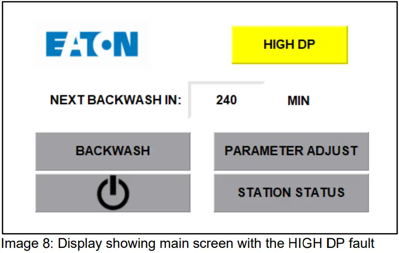 EATON DOM0000024 Controller HMI Interface - HIGH DP fault