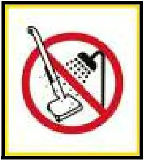 Risk of electric shock