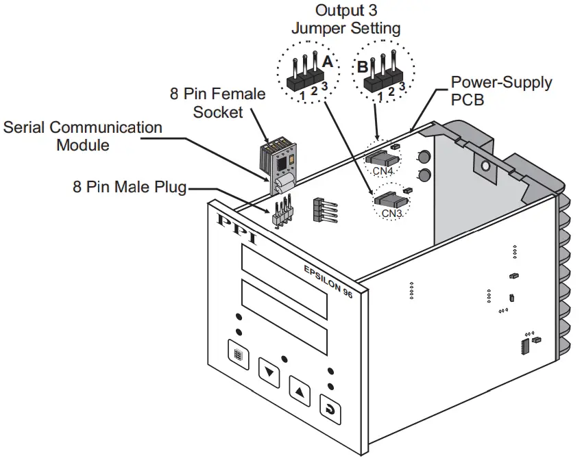 epsilon 48x48 Self Tune PID Process Controller with Ramp Soak Profile1 - MODULE