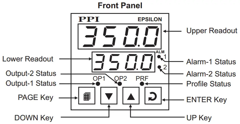 epsilon_48x48 Self Tune PID Process Controller with Ramp Soak -