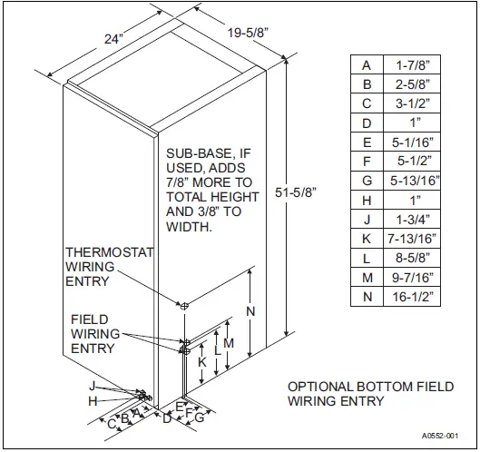 Johnson Controls EBE23 EBE Downflow Electric Furnace 01