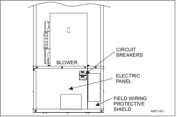 Johnson Controls EBE23 EBE Downflow Electric Furnace 10