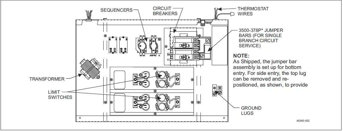 Johnson Controls EBE23 EBE Downflow Electric Furnace 11