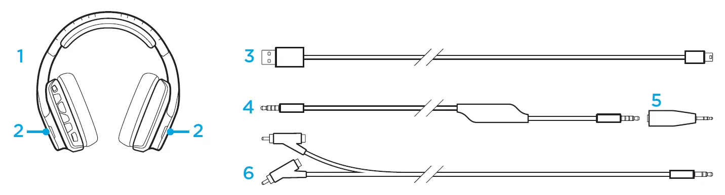 Logitech G933 Gaming Headset User Manual-fig-1