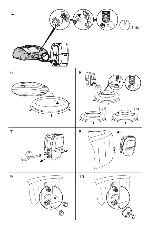 Coleman Saluspa Manual 110-120V Hot Tub Owners Manual-fig-5