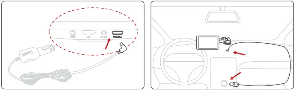 Spedal CL786 Apple Carplay and Android Auto 1080P Dash Cam - fig 3