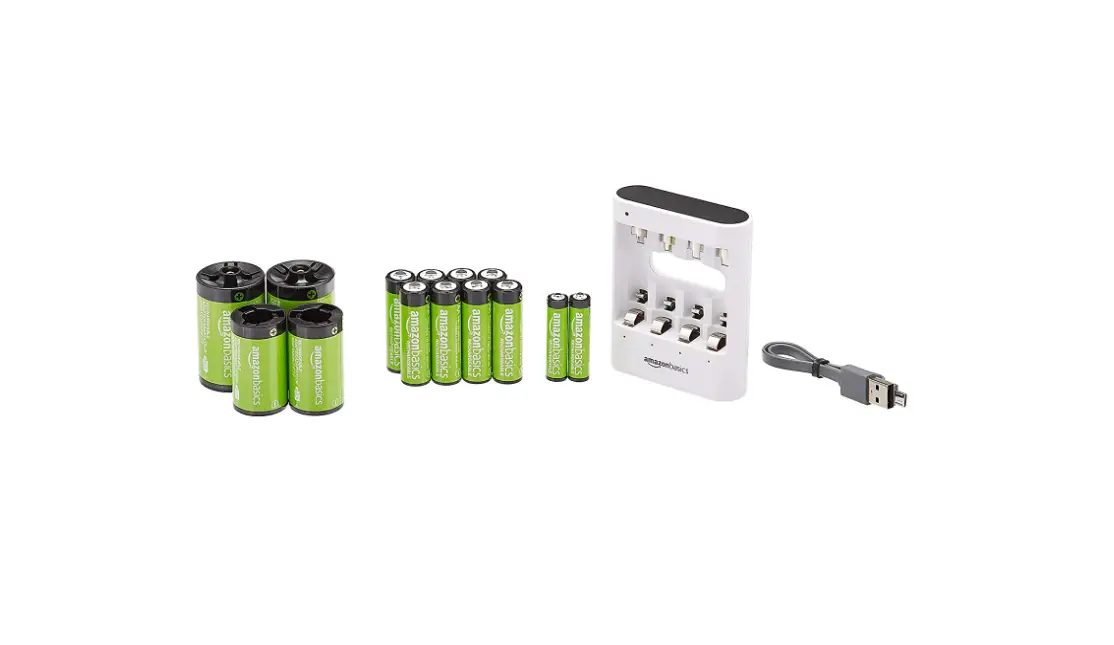 Amazon Basics Byrhou421073 Rechargeable Battery Charger User Manual