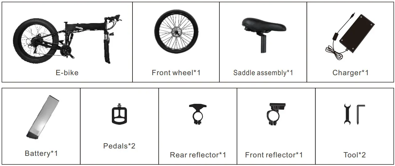 CYCLEON K5F The Long Range Cycle - Parts List