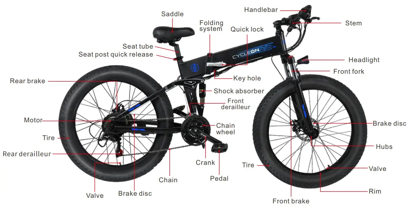 CYCLEON K5F The Long Range Cycle - illustration