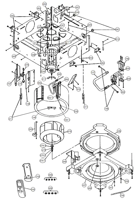 FUJITSU AUY12LBAB Inverter Multi Air Conditioner Cassette Type - INDOOR UNITS