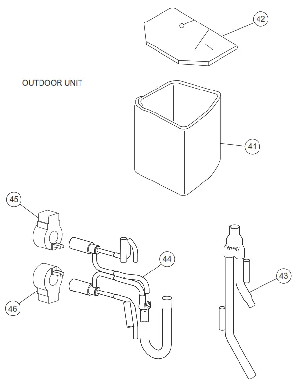 FUJITSU AUY12LBAB Inverter Multi Air Conditioner Cassette Type - OOUTDOOR UNIT