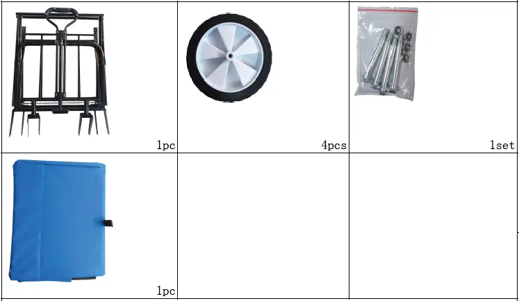 THE-HOME-DEPOT-KTDGCP82601-Steel-Collapsible-Folding-Fabric-Outdoor-Utility-Wagon-Garden-Cart-FIG-1