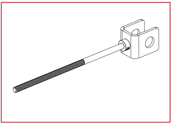 MASTER MFG UTVBR-M Adjustable Hitch Receiver Boom Mount Kit - Clamp