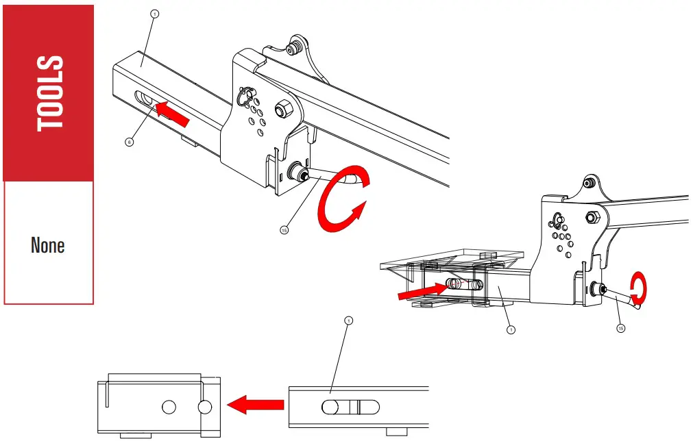 MASTER MFG UTVBR-M Adjustable Hitch Receiver Boom Mount Kit - TOOLS REQUIRED19