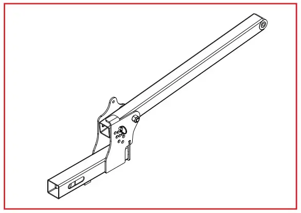 MASTER MFG UTVBR-M Adjustable Hitch Receiver Boom Mount Kit - TOOLS REQUIRED9