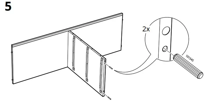 IKEA AA 2204049 4 HAUGA Chest of 6 Drawers Grey - Product Overview 13