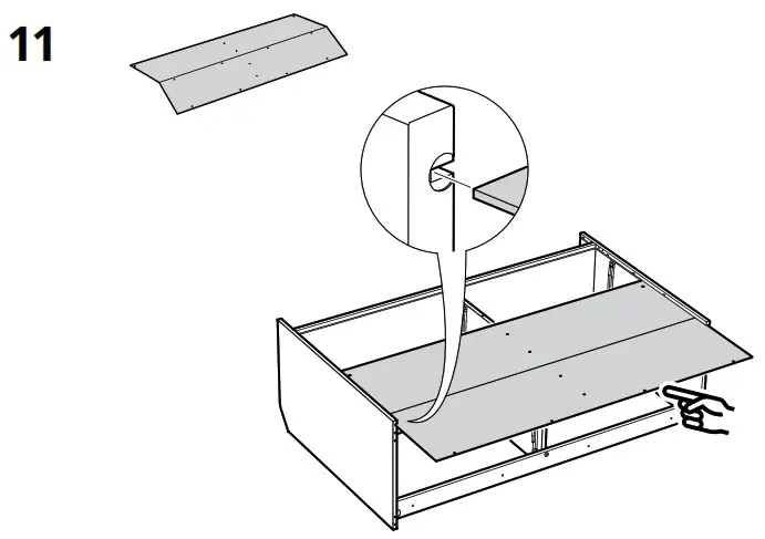 IKEA AA 2204049 4 HAUGA Chest of 6 Drawers Grey - Product Overview 19