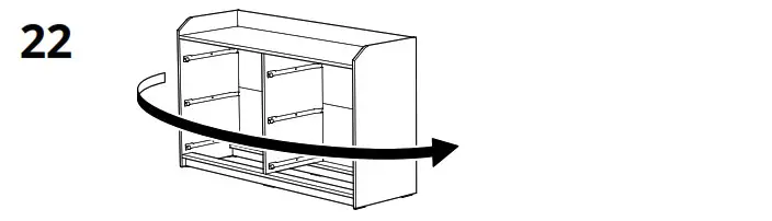 IKEA AA 2204049 4 HAUGA Chest of 6 Drawers Grey - Product Overview 31