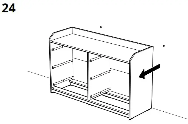 IKEA AA 2204049 4 HAUGA Chest of 6 Drawers Grey - Product Overview 34