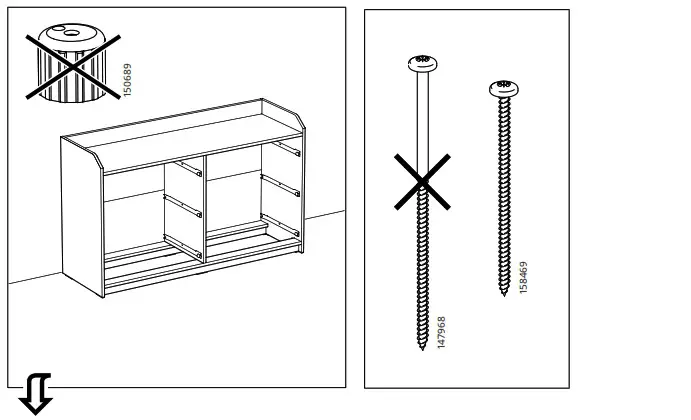 IKEA AA 2204049 4 HAUGA Chest of 6 Drawers Grey - Product Overview 39