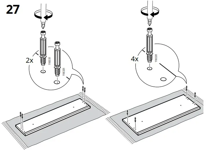 IKEA AA 2204049 4 HAUGA Chest of 6 Drawers Grey - Product Overview 42