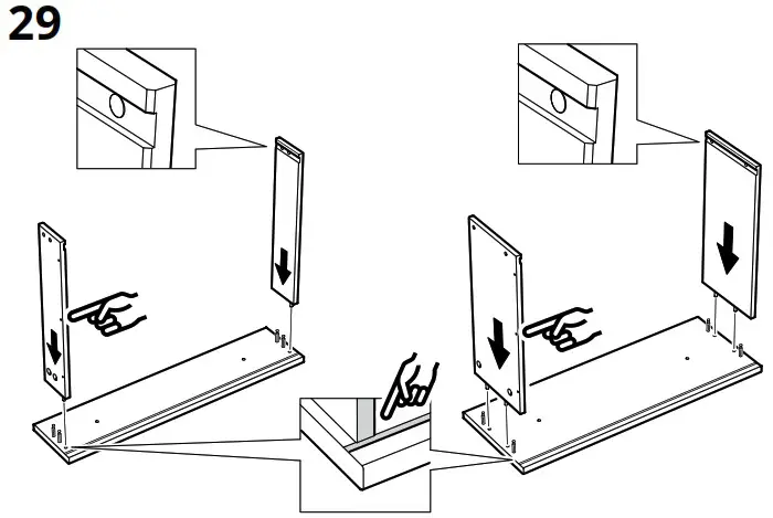 IKEA AA 2204049 4 HAUGA Chest of 6 Drawers Grey - Product Overview 44