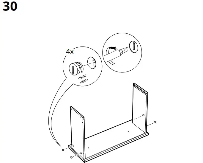 IKEA AA 2204049 4 HAUGA Chest of 6 Drawers Grey - Product Overview 46